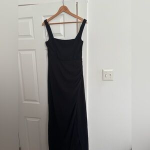 Lulu's Classic Black Maxi Dress